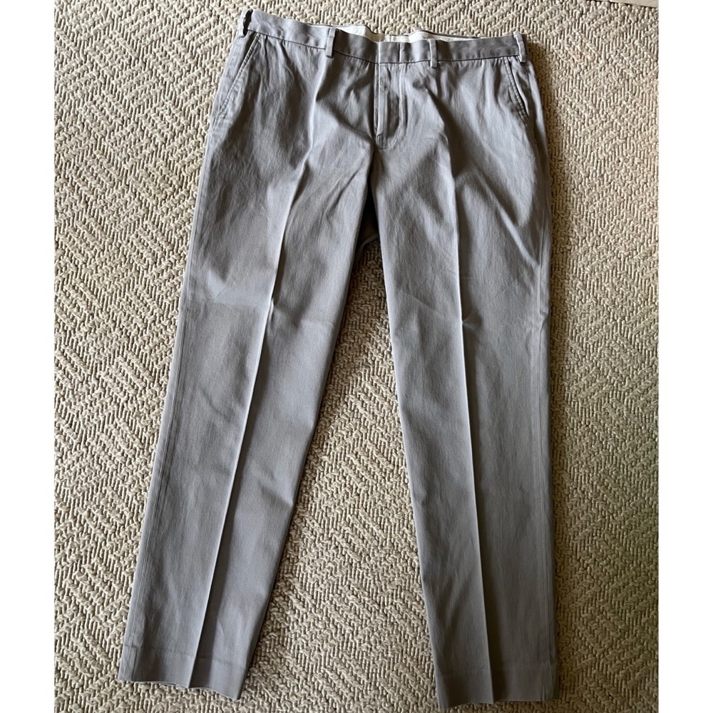 NWOT J. Crew Bowery Stretch Chinos Grey, 38x32